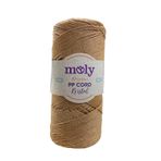 Moly PP Cord Kristal Simli Polyester Makrome El Örgü İpi 200 gr 33 Camel