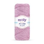 Moly PP Cord Kristal Simli Polyester Makrome El Örgü İpi 200 gr 70 Pudra