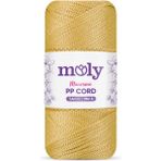 Moly Pp Cord Polyester Makrome No:4 1,4mm 050-ALTIN Örgü Ipi 200 Gram - Altın
