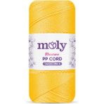 Moly Pp Cord Polyester Makrome No:4 1,4mm 056-SARI Örgü Ipi 200 Gram - Sarı