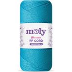 Moly Pp Cord Polyester Makrome No:4 1,4mm 233-TURKUAZ Örgü Ipi 200 Gram