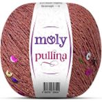 Moly Pullina Simli Pullu Örgü Ipi 50 gr 145 Metre 1 Adet - Color:17