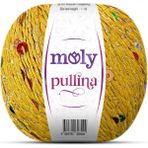 Moly Pullina Simli Pullu Örgü Ipi 50 gr 145 Metre 1 Adet - Color:19