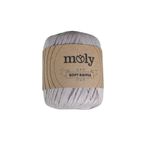 Moly Soft Raffia Ipek Çanta Supla Runner Rafya Ip 50gr | SR07 - Taş |