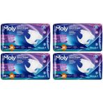 Moly Tekstil Yüzeyli Medium Orta Boy Belbantlı Hasta Bezi 30 Lu 4 Paket / 120 Adet