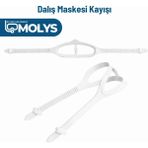 Molys Dalış Maskesi Kayışı - Beyaz