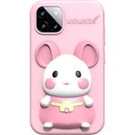 Mom Chooses Baby Favorite P1 Plus Bebek Erken Eğitim Çocuk Telefonu Oyuncak Çift Lensli Kamera (Depolama Kartı Olmadan) - Pembe (Yurt Dışından)