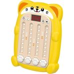 Mom Chooses Baby Favorite SJL3608 Ritim Oyun Makinesi Ses Işığı ile Müzik Fidget Oyuncak Erkek Kızlar Için-Sarı Kaplan (Yurt Dışından)