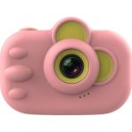 Mom Chooses Baby Favorite X1 Çocuk Kamerası 1080P Çocuk Video Kamera Eğitici Oyuncak Destekleyen 32GB Hafıza Kartı-Pembe (Yurt Dışından)