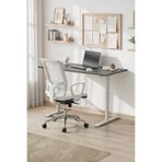 MOM Metal Petra Metal Ayaklı Çalışma Ofis Masası Antrasit, Gri 120 x 60 cm