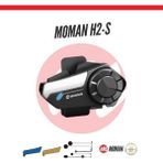 Moman H2S Motosiklet Bluetooth Interkom Seti - Renkli