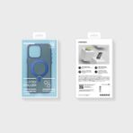Momax Apple iPhone 15 Pro Max Roller Mag Safe Kılıf - Açık Mavi - Mavi