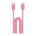 Momax Flow 1.2m 60W Usb-C To Usb-C Şarj Kablo - Pembe