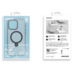 Momax iPhone 15 Pro Max Flip MagSafe Standlı Kılıf Siyah
