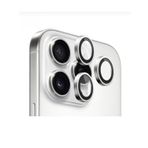 Momax Iphone 16 Pro/ 16 Pro Max Safir Lens Koruyucu (Kolay Takma Aparatlı) Gümüş