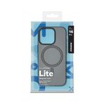 MOMAX Iphone 16 Pro Lite Serisi ince Magsafe Kılıf TRANSPARENT BLACK