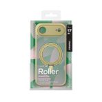 MOMAX Iphone Air Roller Serisi 360° dönebilen halka standlı Magsafe Kılıf (Açık Bej)