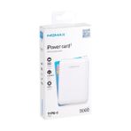 Momax Ipower card 2 5000 mAh Kapasiteli İnce Powerbank 2 Çıkışlı USB Şarj Cihazı