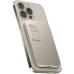Momax Q.Mag X 5000mah Powerbank - Titanium - Titanyum