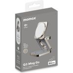 Momax Q2.mag 3in1 Katlanabilir Qi2 15W Manyetik Kablosuz Şarj Standı - Gri