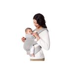 Momcozy Ergonomik Mesh Bebek Taşıyıcı, Hafif ve Konforlu, 3-20 kg, Geliştirilmiş Bel Desteği, Air Mesh Grey