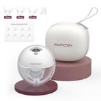 Momcozy M5 Eller Serbest Göğüs Pompası, Bebek Ağzının Taşınabilir Elektrikli Pompası, 3 Modlu ve 9 Seviyeli Çift Mühürlü Flanş (Gri, 1 Sayım)