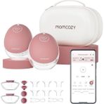 Momcozy M9 Upgrade Akıllı Elektrikli Göğüs Pompası, 2’li Set, 15 Kademeli, Sessiz
