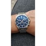 Momentus Gümüş Çelik Kordon Erkek Kol Saati SC370S-11SS - Lacivert - Gümüş