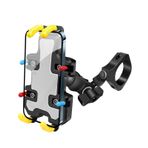 MOMI RAC GP UTV Telefon Bağlantısı - 360 Ayarlanabilir Ağır Hizmet Tipi Telefon Tutacağı 8 Pençe 1,75 ila 2 İnç Yuvarlak Boru Uyar RZR Maverick X3 Ranger Pioneer Talon Teryx Katır 4 inç ila 7,25 inç
