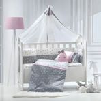 Momishop Nana Park Pembe Bebek Yatak Uyku Seti