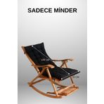 MoMMe SALLANAN SANDALYE MİNDERİ 50x120 CM SİYAH POFUDUK