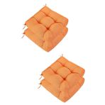 MoMMe SANDALYE MİNDERİ 45x45 CM 4'LÜ TURUNCU