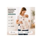 Mommyslab Bebek Ergonomik Kanguru Taşıyıcı Çok Yönlü Ayarlanabilir Konforlu