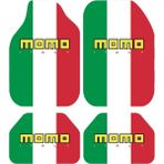 Momo Italy Dekor Oto Paspas Takımı Tüm Modellere Uyumlu Makinede Yıkanabilir Universal Kalıp - Renkli