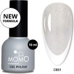 Momo Kalıcı Oje French Color Base Coat CB01, Işıltılı Rakı Beyazı, 10 ml