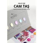 Momo Professional Cam Taş Oval Hafif Bombeli