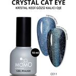 Momo Professional CE11 10 ml Kristal Kedi Gözü Kalıcı Oje