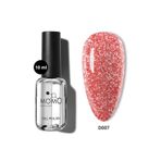 MOMO professional Disco Kalıcı Oje, D007, Kırmızı, Reflective Flash Gel Polish, 10 ml