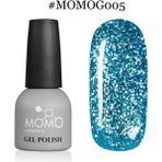 Momo Professional G005 Yoğun Gümüş Parıltılı Topaz 14 ml Kalıcı Oje
