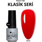 Momo Professional Kalıcı Oje K019, Koyu Kırmızı, 4 ml