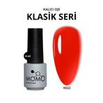 Momo Professional Kalıcı Oje K022, Canlı Kırmızı, 4 ml