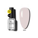 Momo Professional Kalıcı Oje K030, Beyaz Vizon, 10 ml