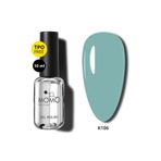 Momo Professional Kalıcı Oje K106, Yeşil Gri, 10 ml
