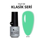 Momo Professional Kalıcı Oje K114, Moda İkonu Yeşili, 4 ml