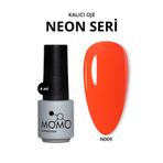 Momo Professional Kalıcı Oje N009, Neon Yanık Turuncu, 4 ml