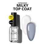 Momo Professional Milky Top Coat 10 ml Kalıcı Oje