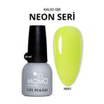 Momo Professional N001 Neon Sarı 14 ml Kalıcı Oje