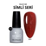 Momo Professional S001 Simli Koyu Kırmızı 14 ml Kalıcı Oje