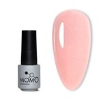 Momo S011 Hafif Simli Açık Pudra 4 ml Kalıcı Oje