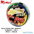 Momoi Jigline MX8 Pro 0.16 mm 300 mt Multicolor İp Misina